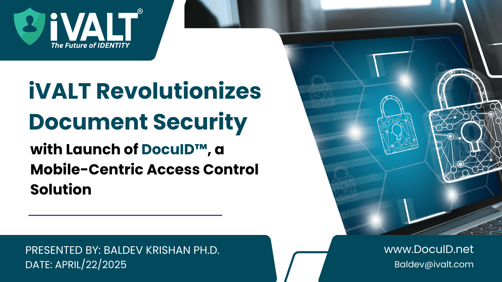 iVALT DocuID Launch